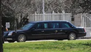 La limousine d'Obama en panne
