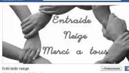 Mardi matin, la page Entraide Neige, créée la veille au soir, comptait plus de 1.650 membres.