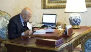 Agé de 87 ans, le président italien Giorgio Napolitano a accepté d'être réélu pour un second mandat.