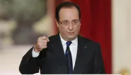 François Hollande a tapé du poing sur la table pour montrer que Bruxelles ne prenait pas les décisions en France.