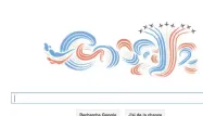 14 juillet : un Doodle "bleu, blanc, rouge"