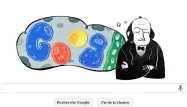 Ce logo Google rend hommage au fondateur de la médecine expérimentale, né il y a tout juste 200 ans.