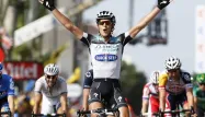 Matteo Trentin (Omega Pharma) a réglé un groupe d'échappés dont le Français Julien Simon s'était extrait dans le final.