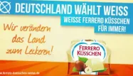 Le slogan "l'Allemagne vote blanc" choisi par ferrero fait poémique outre-Rhin.