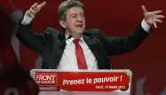 "Jérôme Cahuzac dit : le programme est à prendre ou à laisser. Très bien, on laisse", a lancé le candidat du Front de gauche.