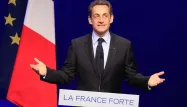 Frontière, sécurité, patrie mais aussi crise et déficits... Nicolas Sarkozy a évoqué des thèmes autant de l'extrême droite que du centre lors de son discours à la mutualité française.