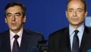 Copé et Fillon devant les cadres de l'UMP