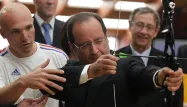 Hollande vise juste à l'Insep