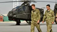 Le prince a rejoint la plus grande base britannique d'Afghanistan, Camp Bastion.