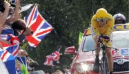Wiggins, la victoire à 50 km/h