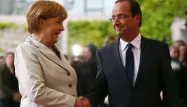 Angela Merkel et François Hollande célèbrent samedi l'amitié franco-allemande.