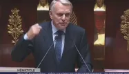 Jean-Marc Ayrault à la tribune de l'Assemblée nationale.
