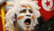 L'émotion des joueurs tunisiens