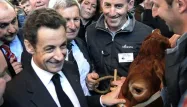 Nicolas Sarkozy est attendu lors de sa visite au Salon de l'agriculture 2011.