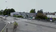 Le collège Saint-Blaise de Vertou, devant lequel le bus s'est arrêté.