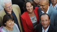 Aubry, Hollande et Royal prennent la pose