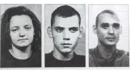 Le trio néonazi (Beate Z. à gauche et ses deux "compagnons") soupçonné d'une dizaine de meurtres racistes en Allemagne