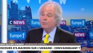 Interview d'Emmanuel Macron sur France 2 et TF1 : «Il a été excellent», estime Franz-Olivier Giesbert