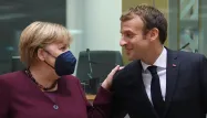 Emmanuel Macron et Angela Merkel se retrouvent en Bourgogne pour la tournée d'adieu de la chancelière. (Illustration)