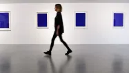 Des tableaux d'Yves Klein, exposés à Londres en 2016. (Photo d'illustration)