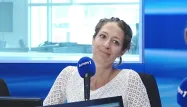 Eléonore de Saint-Seine dans le studio d'Europe 1