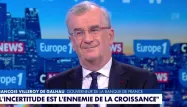 «L'incertitude est l'ennemie de la croissance», insiste le gouverneur de la Banque de France, François Villeroy de Galhau