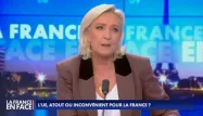 «L’Union européenne aujourd’hui c’est le coup d’Etat permanent», accuse Marine Le Pen