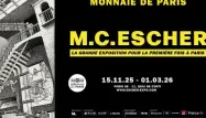 Une exposition consacrée à M.C Escher, un artiste néerlandais véritable trait d'union entre art et science