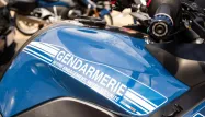 Moto de gendarmerie (Illustration)
