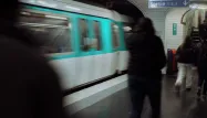 C'est dans le métro que cet individu a été interpellé.