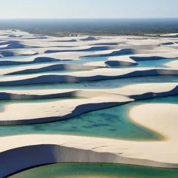 Le parc national de "Lençois Maranhenses" au Brésil
