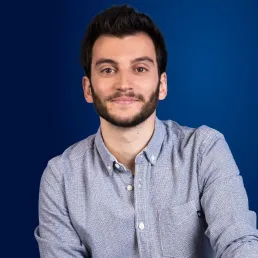 Théo Maneval avec Cyril Linette