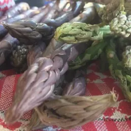 Découvrez la recette d'asperges rôties au parmesan de Laurent Mariotte