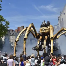 "Kumo", l'araignée mécanique de Nantes.