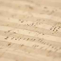 Musique classique - partition manuscrite de Ludwig van Beethoven