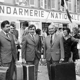 Gendarmerie Saint-Tropez, Michel Galabru, Jean Lefebvre, Louis de Funès