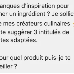C’est nouveau à table - Mmmh!, le 1er chatbot conseiller culinaire - 11/11/17