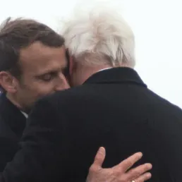 Emmanuel Macron et le président Walter Steinmeier