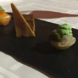 L’idée apéro - trio de l'apéro : dorade, saumon et fois gras - 30/12/17