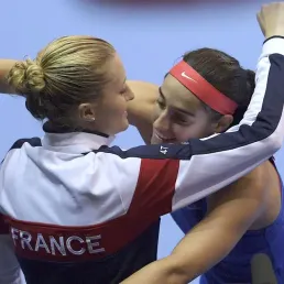 Kristina Mladenovic et Caroline Garcia