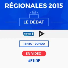 RÉGIONALES 2015 – Le débat d’entre-deux-tours Île-de-France