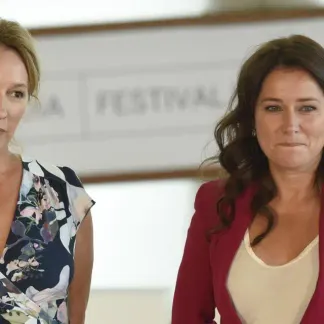 La réalisatrice Emmanuelle Bercot et l'actrice Sidse Babett Knudsen