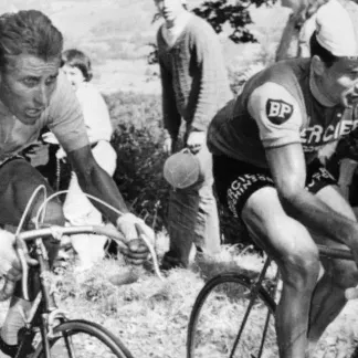 Jacques Anquetil et Raymond Poulidor