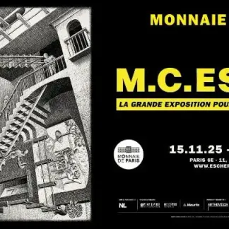 Une exposition consacrée à M.C Escher, un artiste néerlandais véritable trait d'union entre art et science