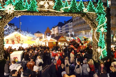 Le marché de Noël de Strasbourg.