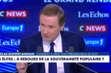 Pour Nicolas Dupont-Aignan, «la cassure démocratique» est «la perpétuation du coup d’état post-référendum de 2005»