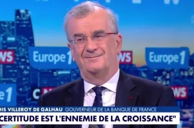 «L'incertitude est l'ennemie de la croissance», insiste le gouverneur de la Banque de France, François Villeroy de Galhau