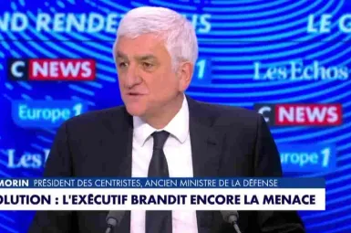 Menace de dissolution : «Le Premier ministre doit gérer en quelque sorte la survie d’Emmanuel Macron jusqu’en 2027», analyse Hervé Morin