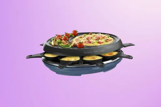 TEFAL Appareil à raclette 3en1, Colormania Raclette