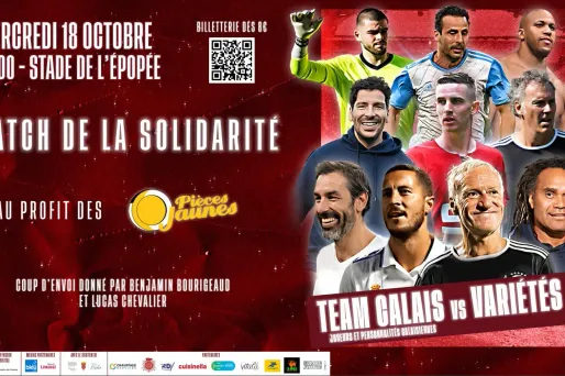 Le 18 octobre, le Variétés Club de France se rendra à Calais.